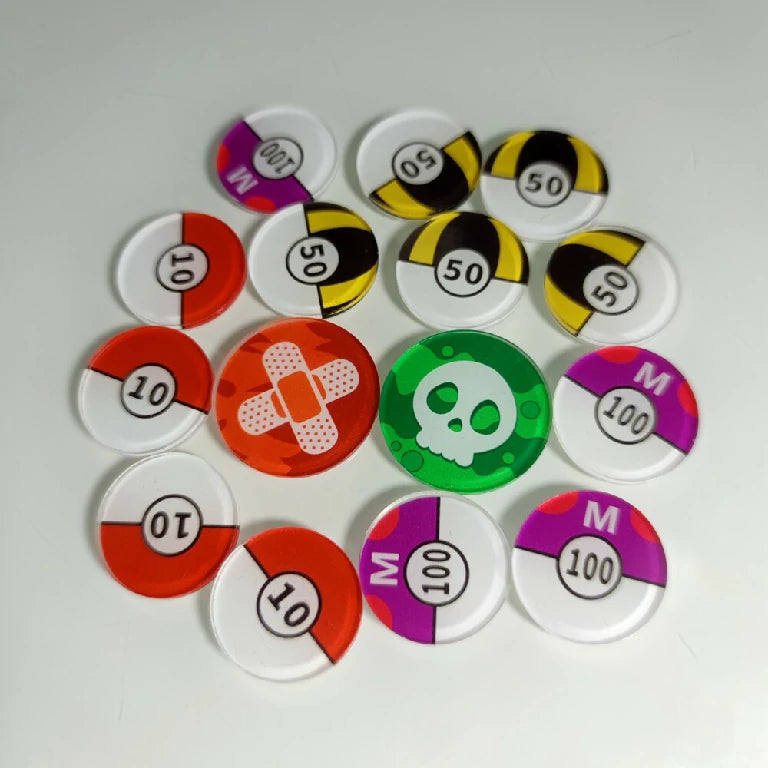 Pokémon TCG Damage Counter & Status Marker Storage Case