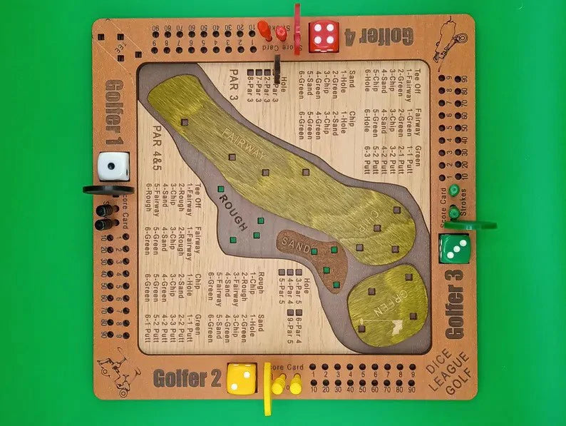Desktop Golf Dice Game