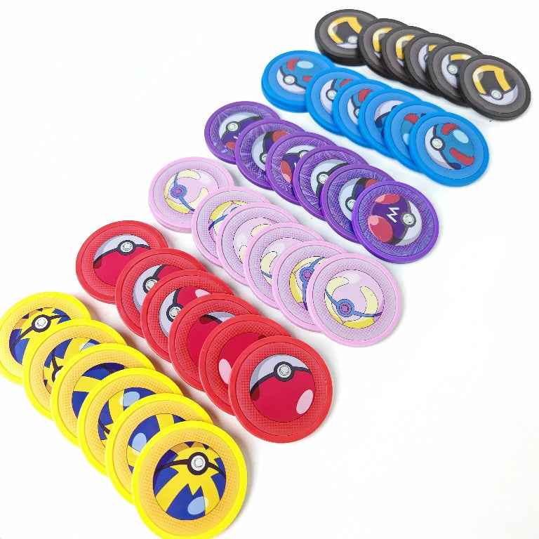 Pokémon Board Game Chips Upgrade Tokens