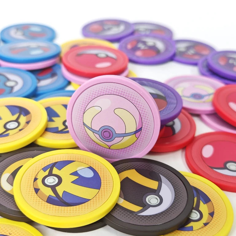 Pokémon Board Game Chips Upgrade Tokens