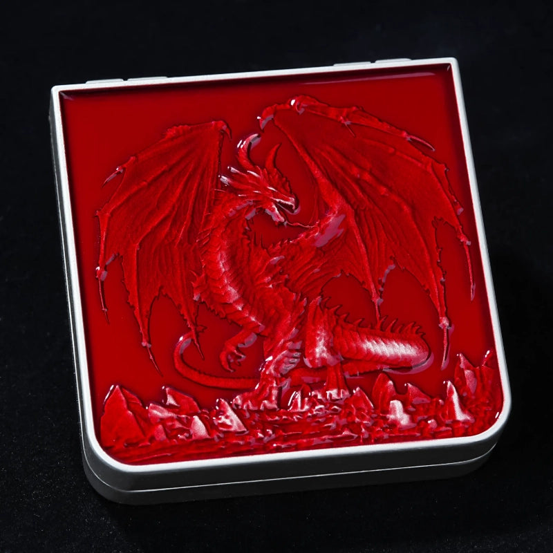 Unique Metal Foldable Dice Box with Magnets 7 in 1 Roulette DND Dice Spinner