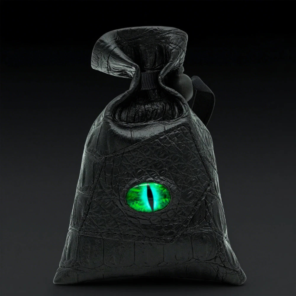 DND Dice Bag - 3D Longan Dice Bag | Crocodile Pattern Dice Bag - Suitable for Role Playing Games