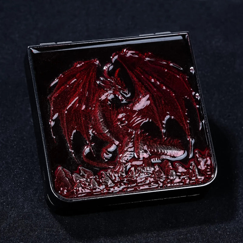 Unique Metal Foldable Dice Box with Magnets 7 in 1 Roulette DND Dice Spinner