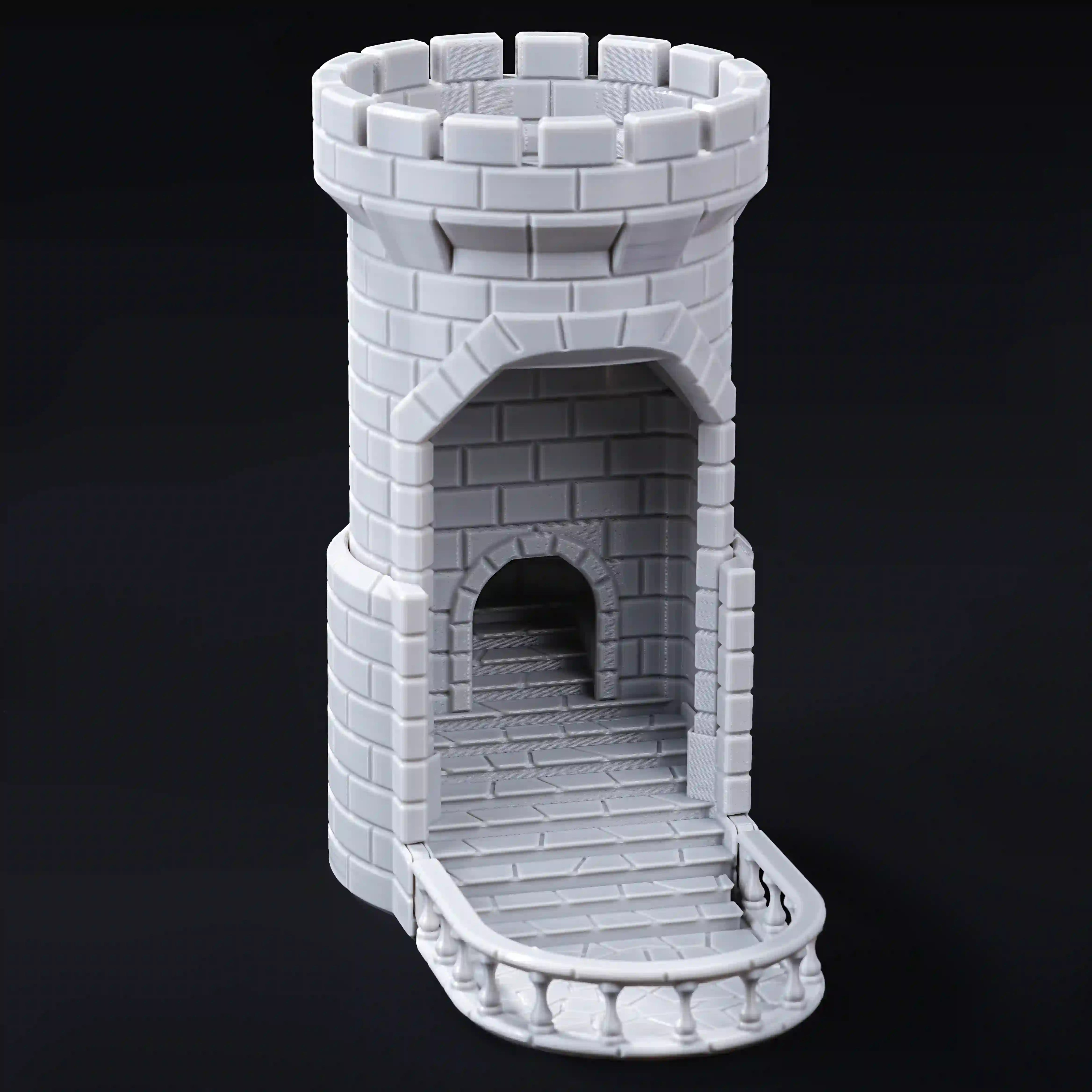 dragon dice tower, fantasy DND dice tower|BearDice