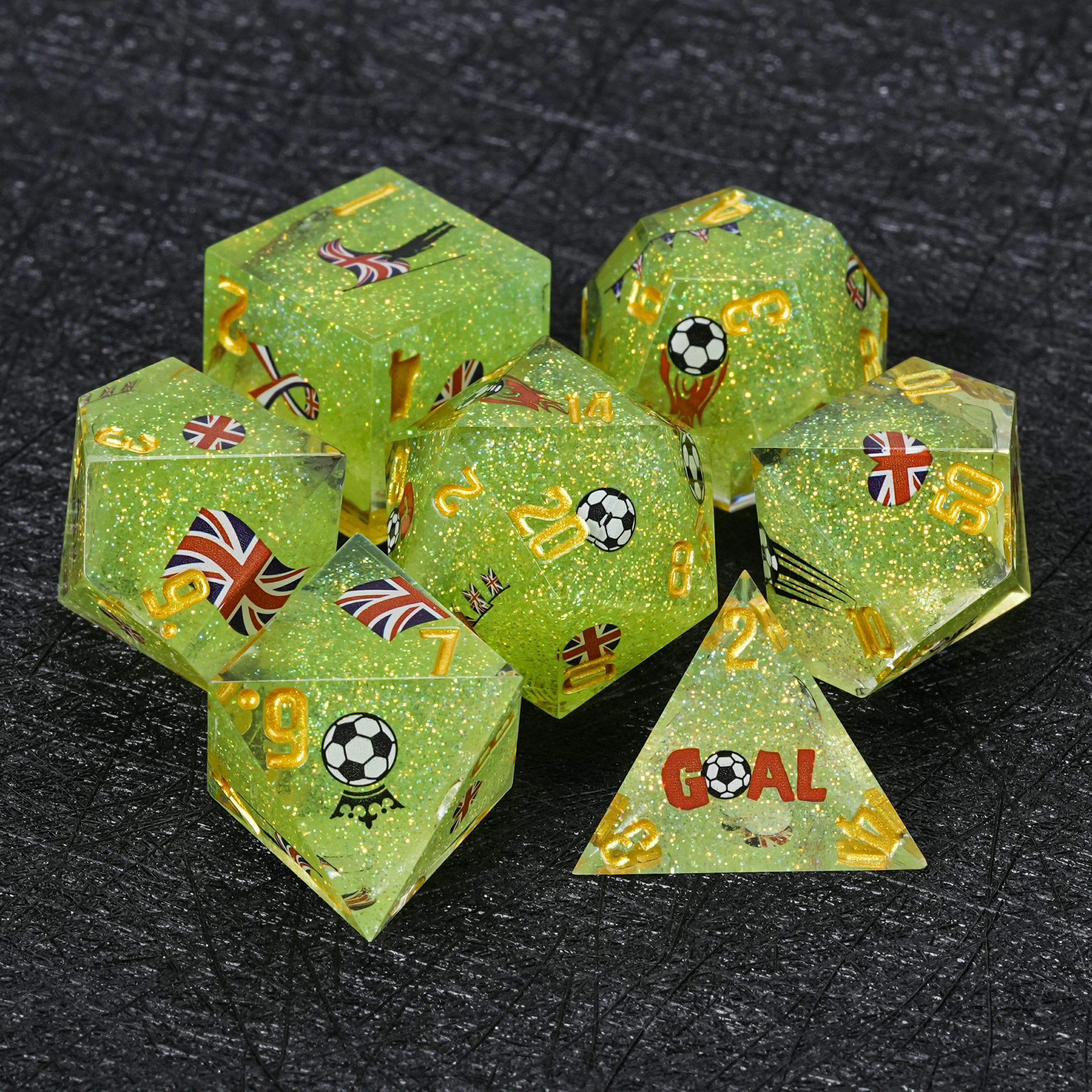 World Cup UK Football Resin Dice Set – Kickstarter Edition