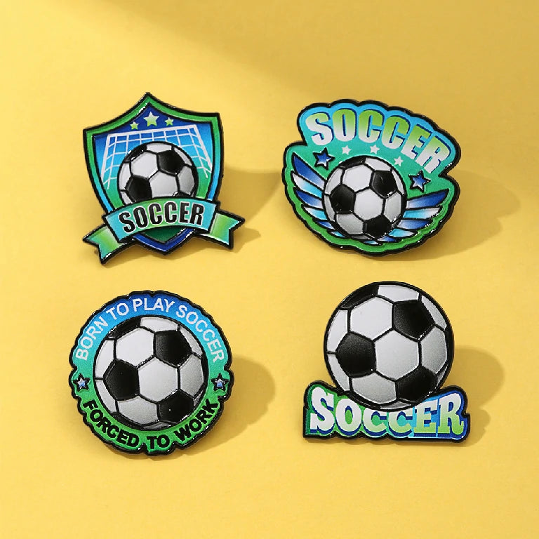 2026 World Cup Football Badge – Commemorative Fan Gift Pin for the Top 5 Leagues