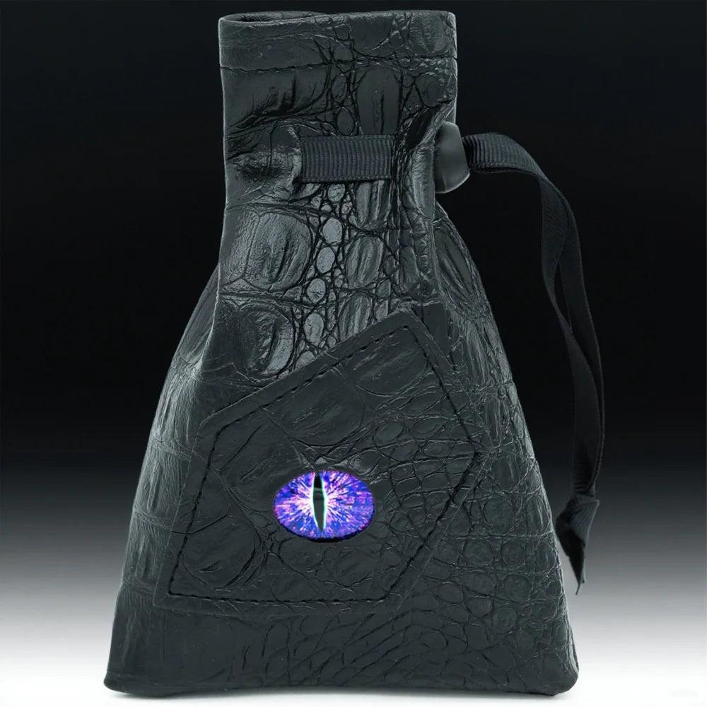 DND Dice Bag - 3D Longan Dice Bag | Crocodile Pattern Dice Bag - Suitable for Role Playing Games