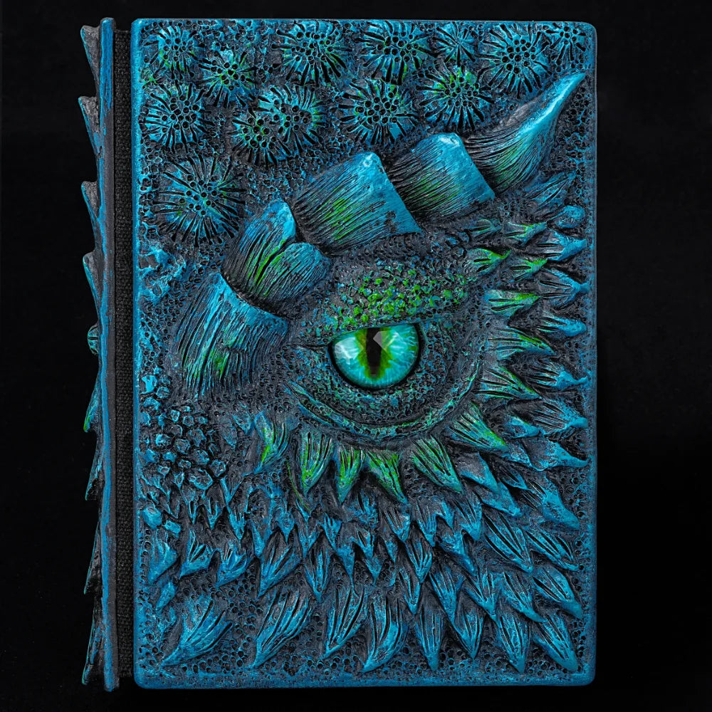 3D Embossed DND Dragon Theme Retro DM Diary