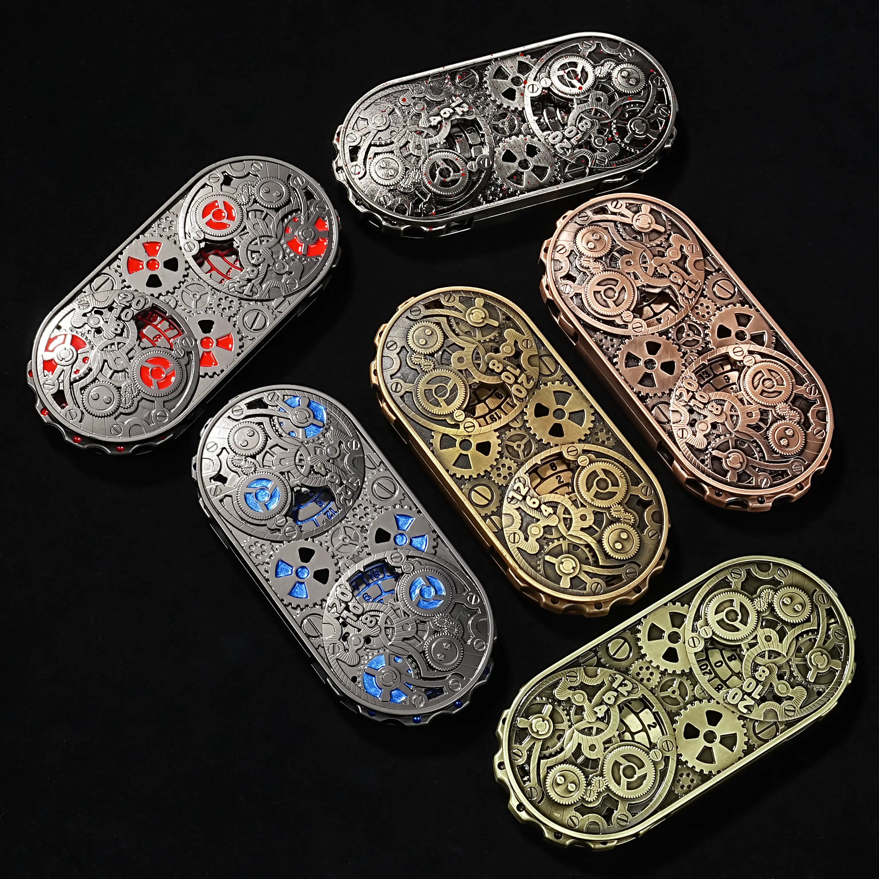 Unique DnD Dice Spinner - Steampunk Metal Gear Dice