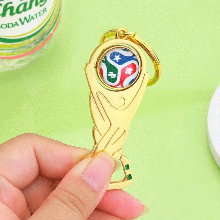 2026 World Cup Bottle Opener & Multifunctional Keychain — Fan Merchandise & Small Gift