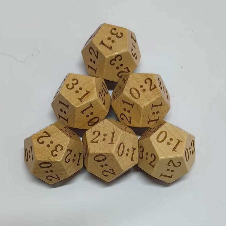 2026 World Cup Wooden D12 Score Dice — Football Match Outcome & Score Dice