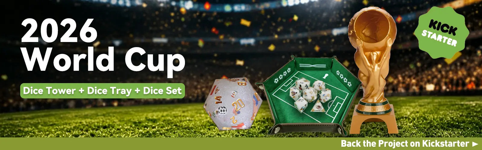 Kickstarter Dice: 2026 World Cup Dice Set | Bear Dice