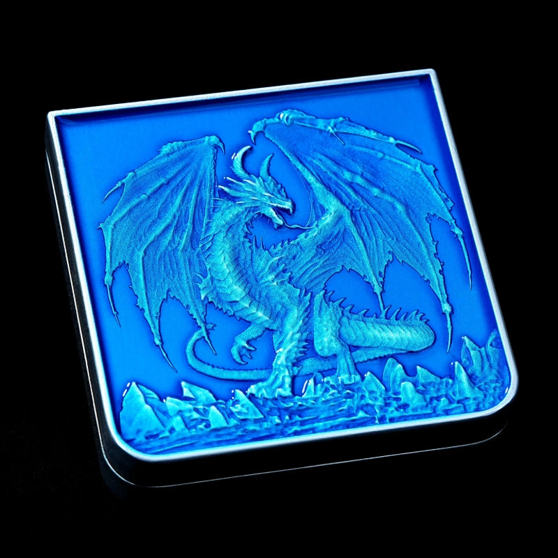 Unique Metal Foldable Dice Box with Magnets 7 in 1 Roulette DND Dice Spinner