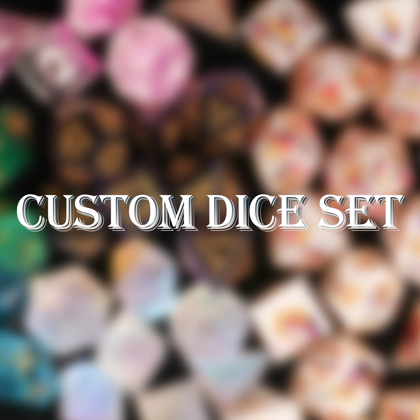 Custom Dice DND Gemstone Dice and RPG Dice