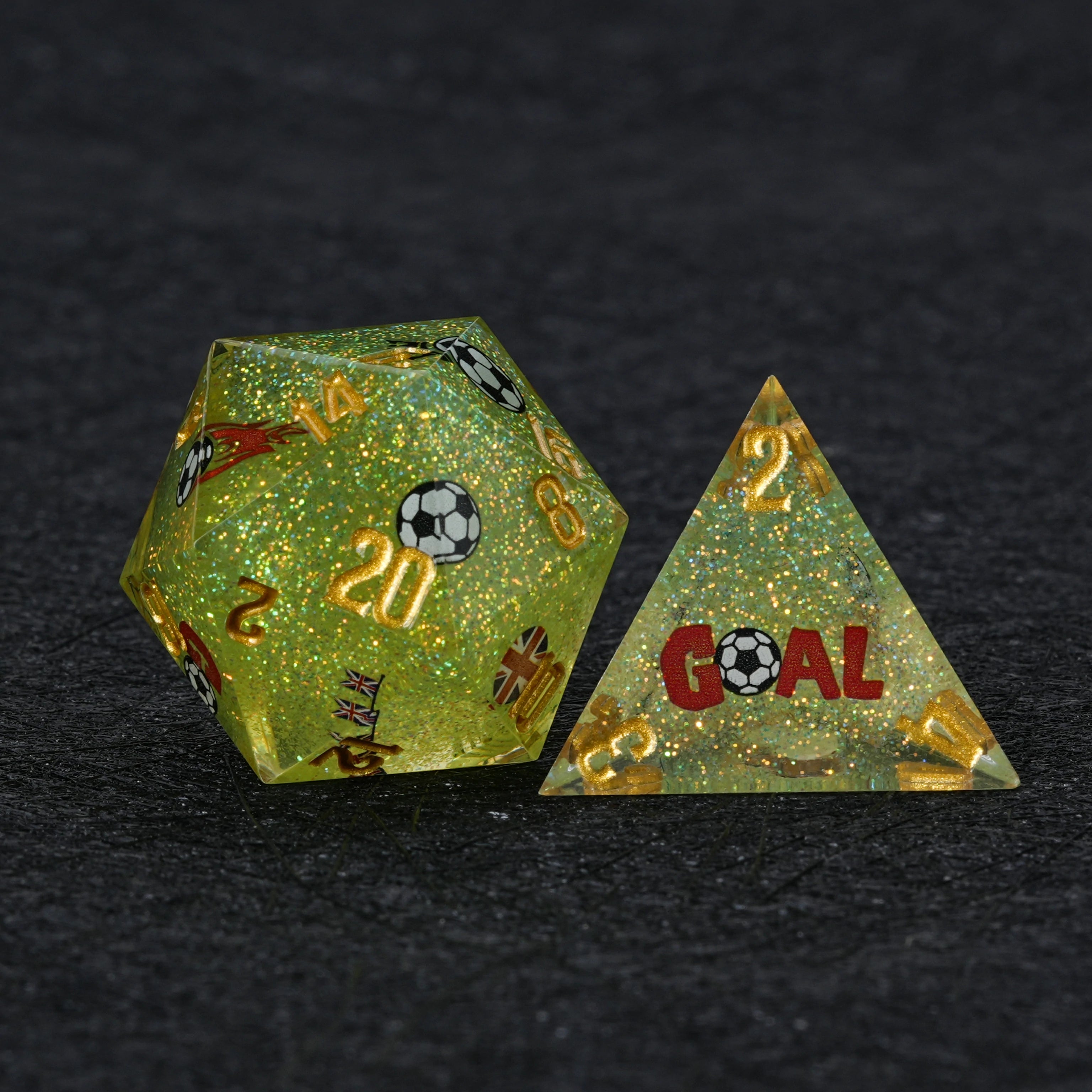 World Cup UK Football Resin Dice Set – Kickstarter Edition