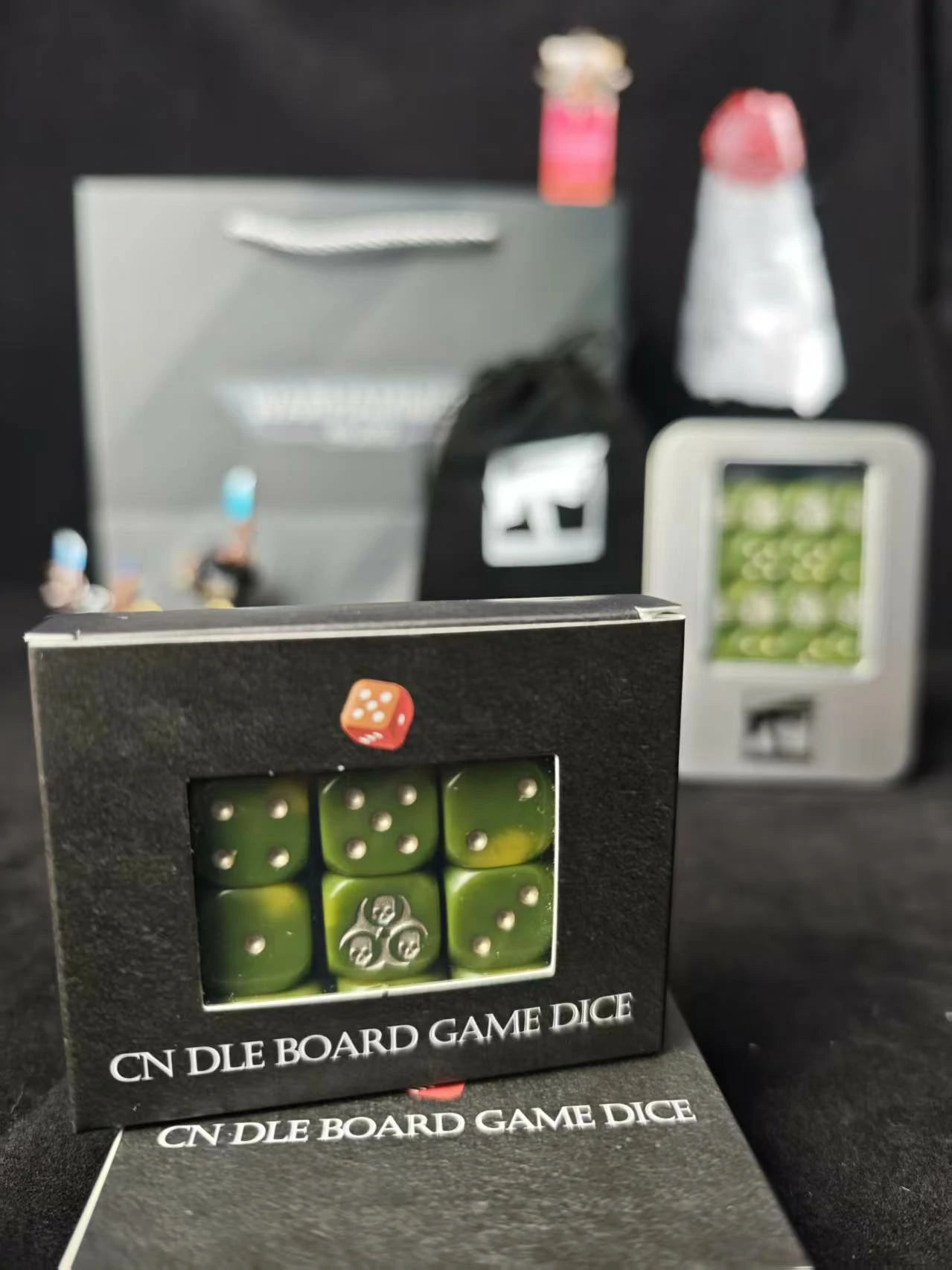 Warhammer 40K Death Guard Teal Acrylic D6 Dice | Tabletop RPG Gaming Dice Set