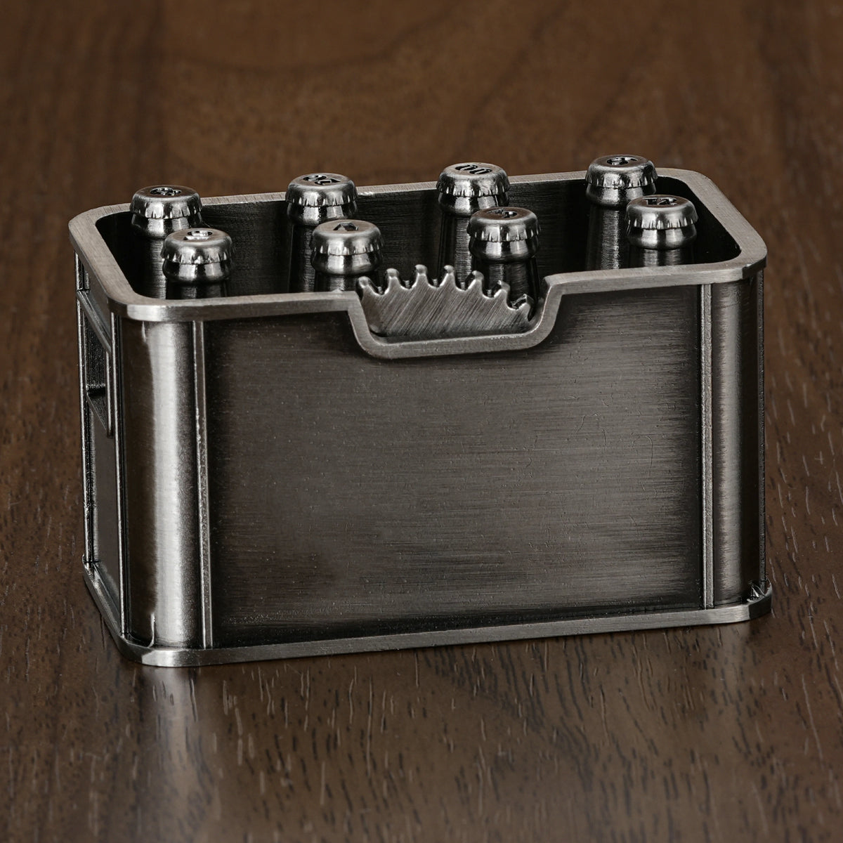 Kickstarter Dice - Unique Electroplated Metal Beer Bottle Dice Set