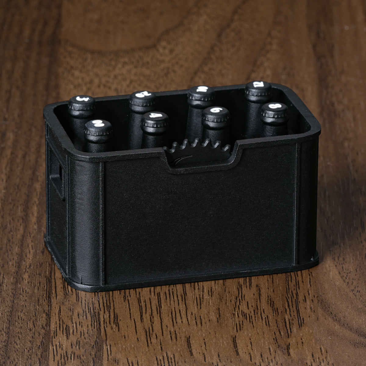 Kickstarter Dice - Unique Spray-Painted Metal Beer Bottle Dice Set