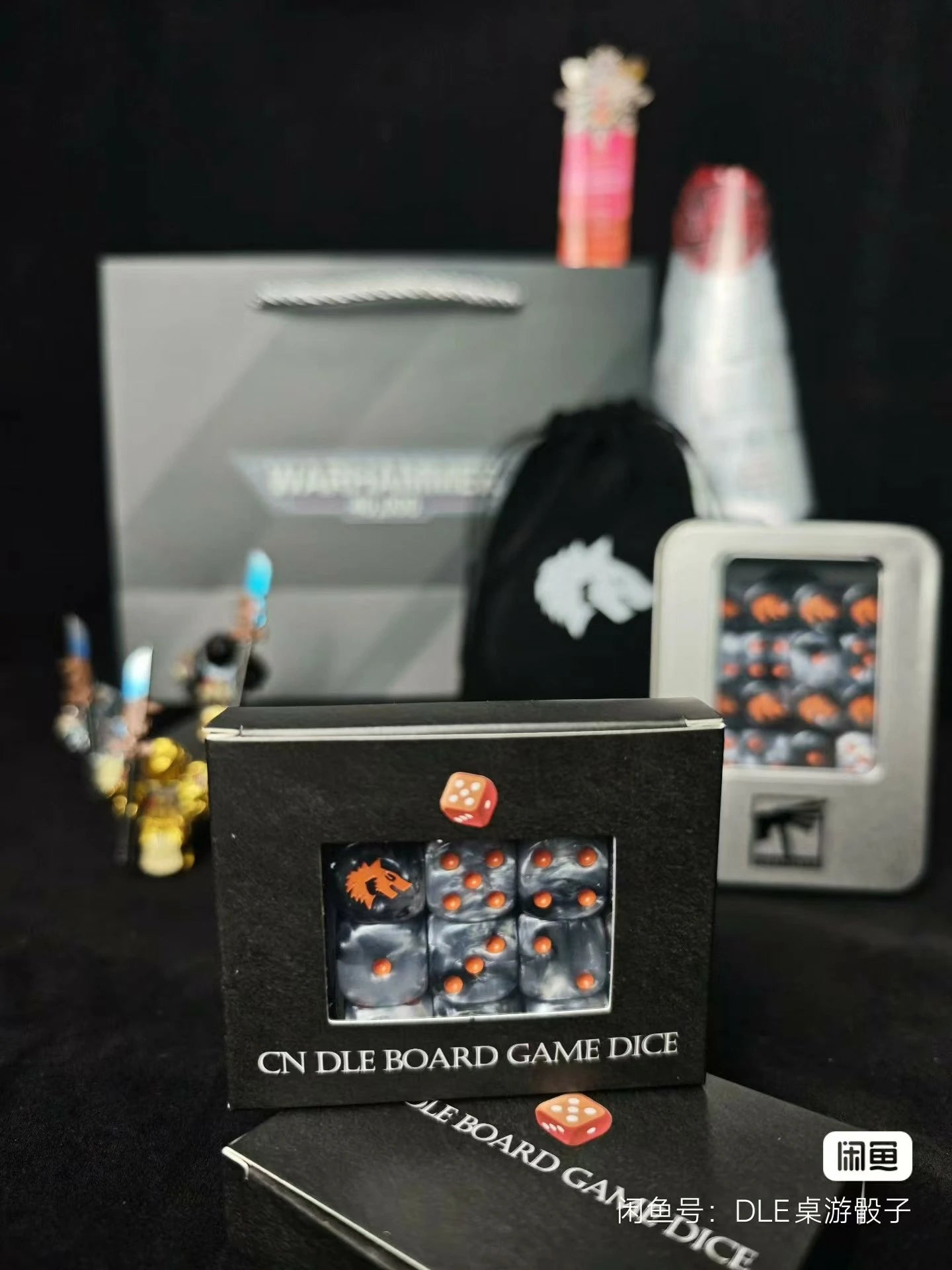Warhammer 40K Space Wolves D6 Dice | RPG Tabletop Gaming Dice Set