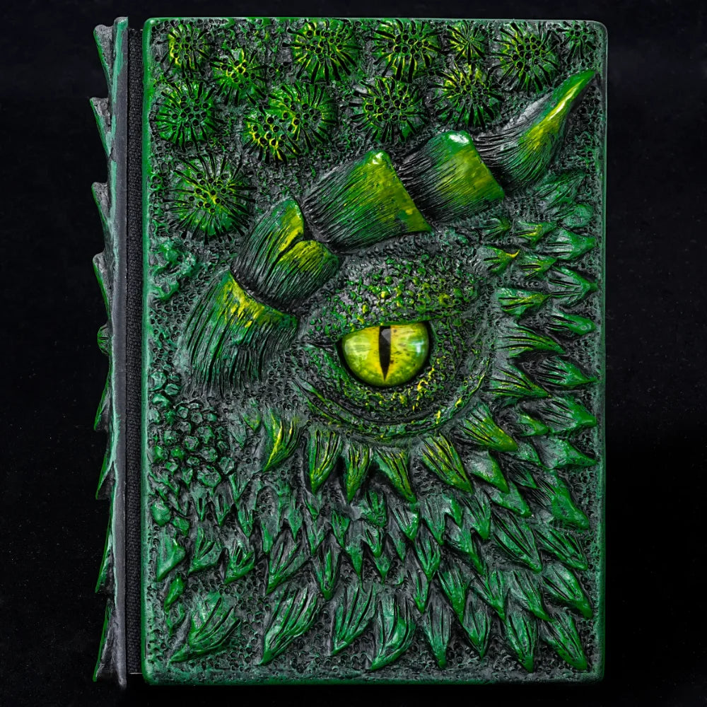 3D Embossed DND Dragon Theme Retro DM Diary