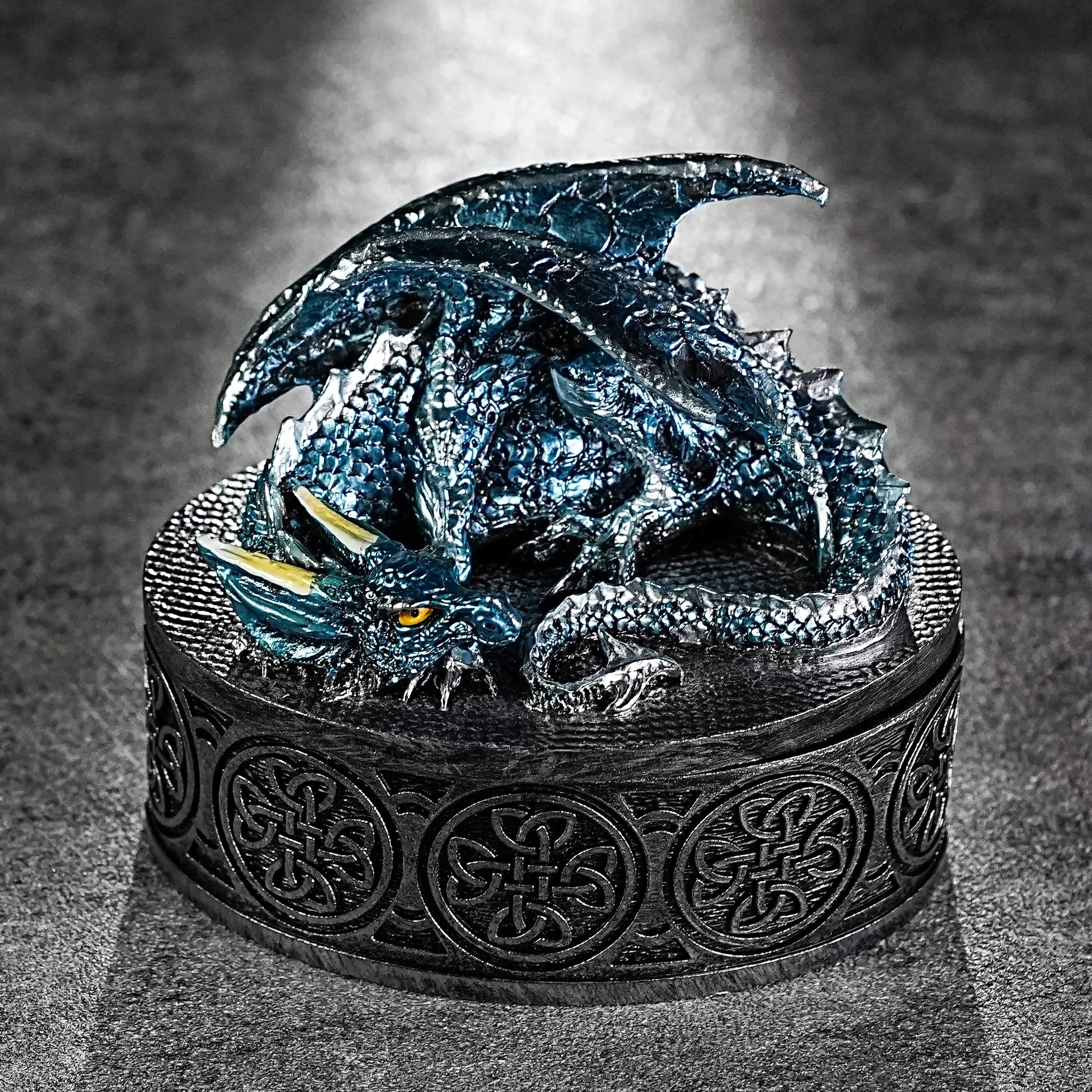 Mysterious Magic Theme Dragon Dice Storage Box