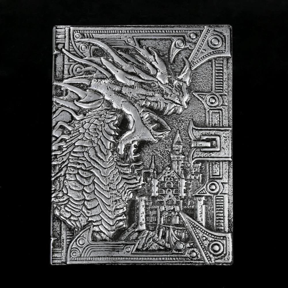 Dungeon Master Grimoire - 3D Embossed Dragon Faux Leather D&D Journal