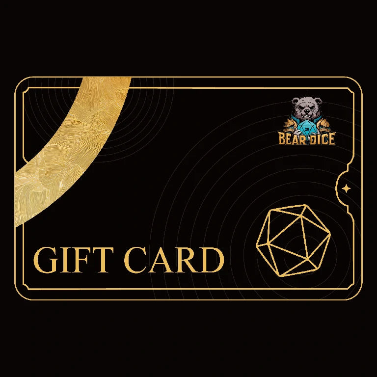 Bear Dice Gift Card