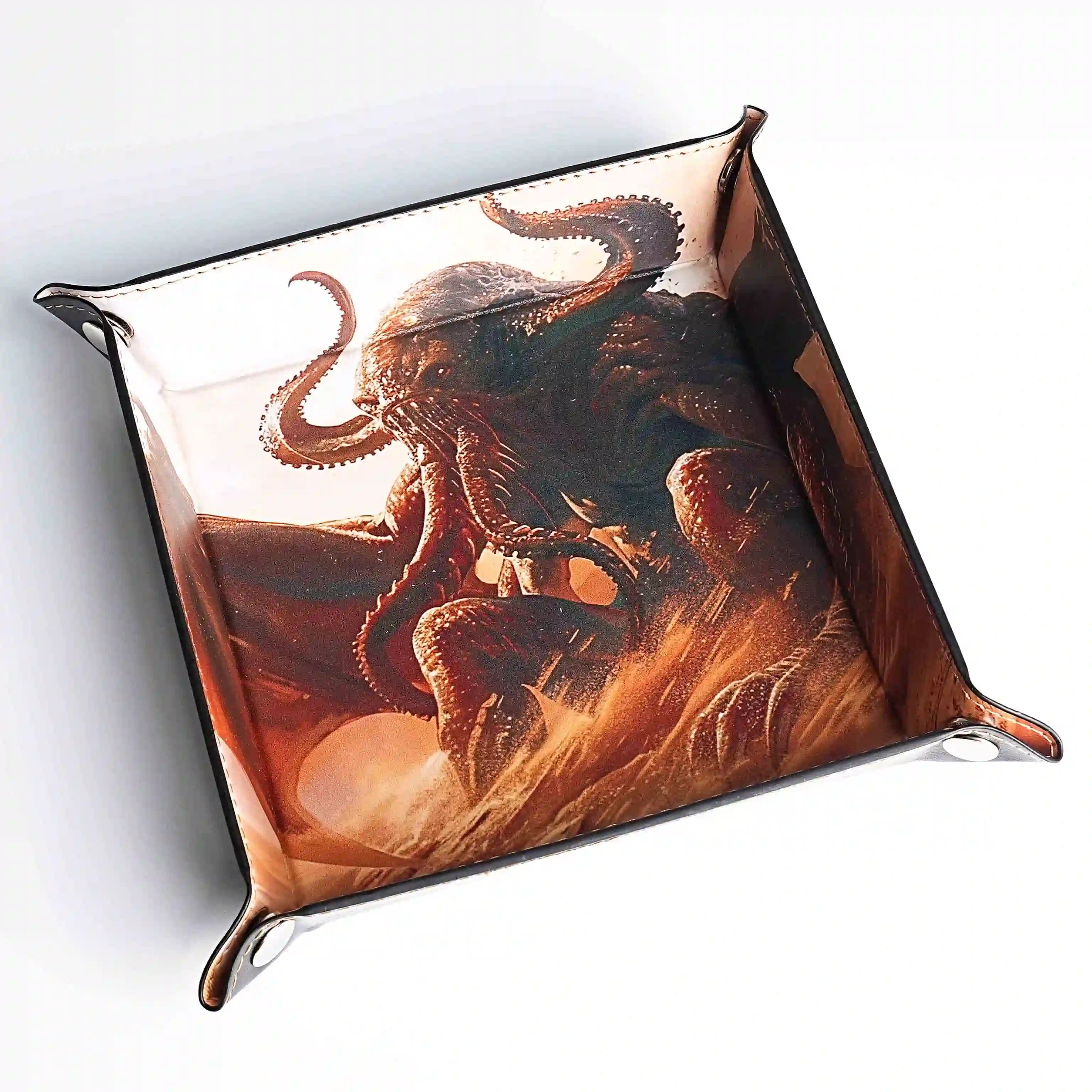Cool COC Deep Sea Octopus Foldable Table Game Dice Tray