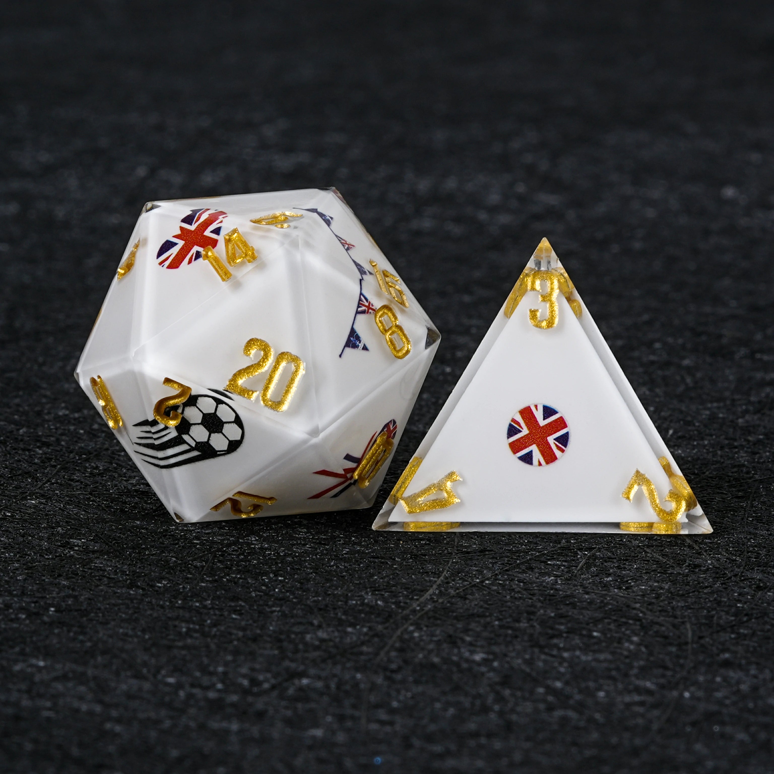 World Cup UK Football Resin Dice Set – Kickstarter Edition