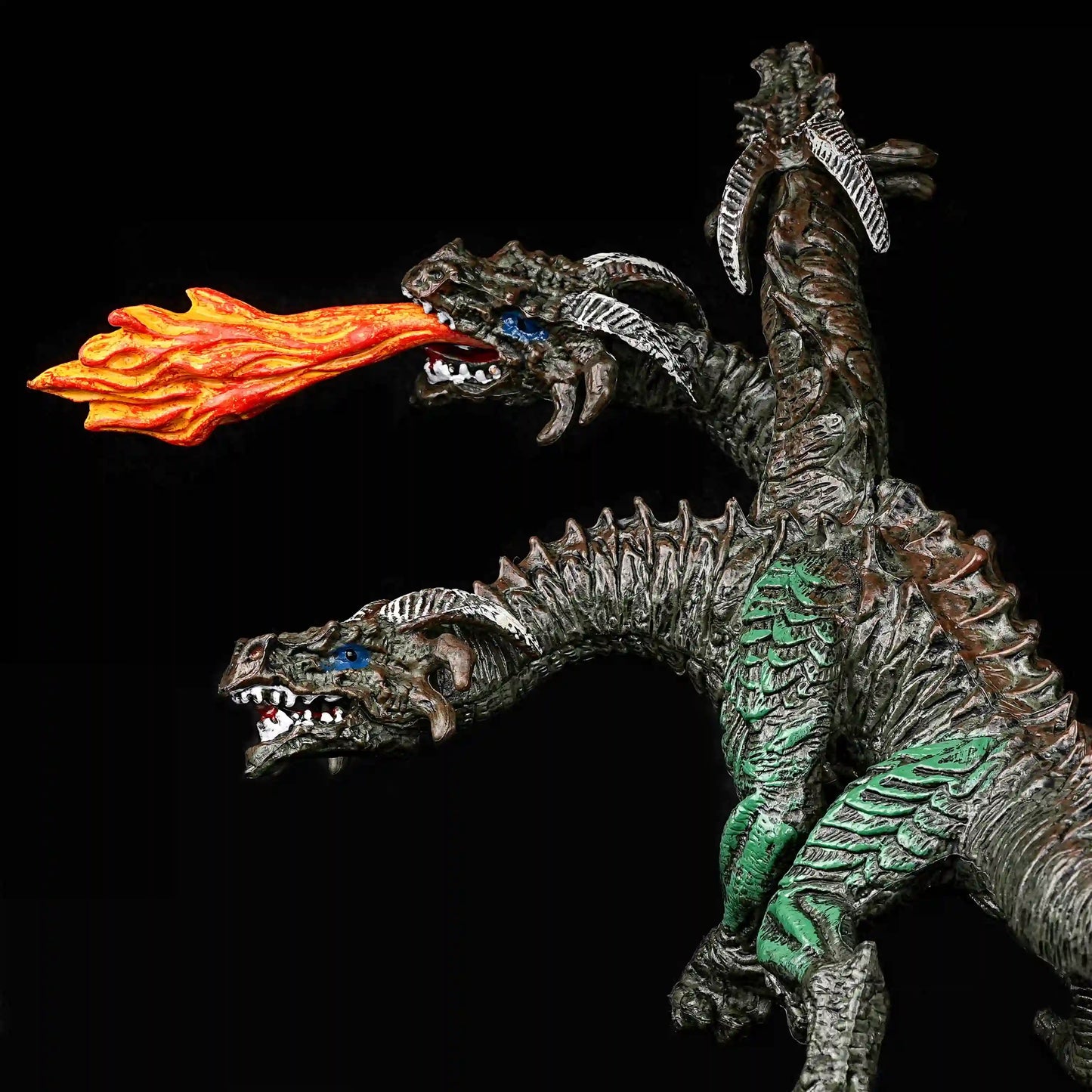 DND Realistic Dinosaur Model - Three-Headed Dragon - For Tabletop Games | Bear Dice