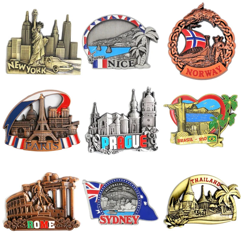 Custom Fridge Magnets — Personalized Metal Magnets for Souvenirs, Gifts & Branding