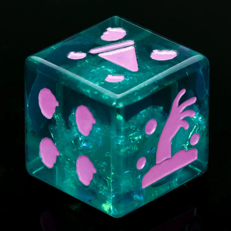 Kickstarter Dice — Zombie Resurrection Resin Dice Set