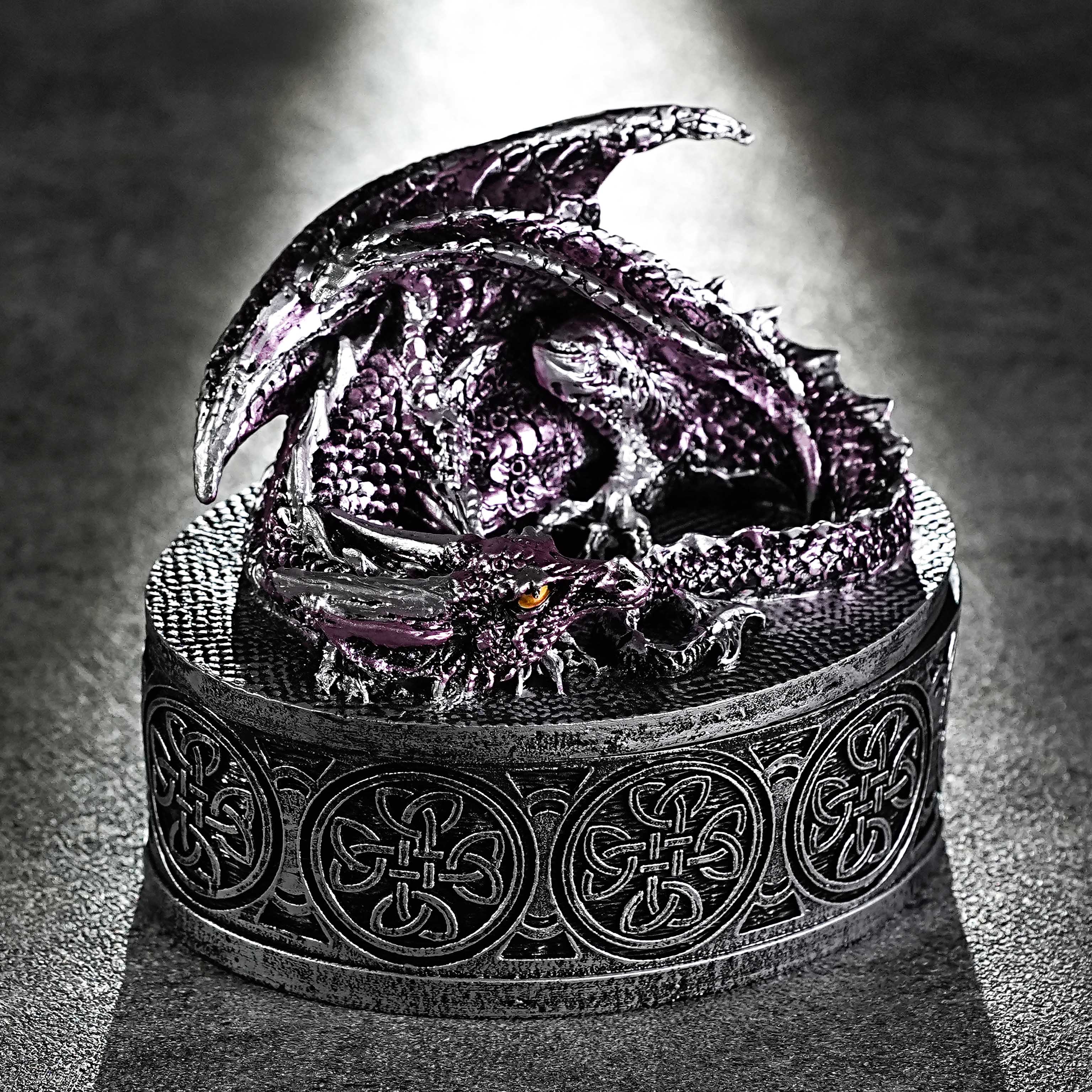 Mysterious Magic Theme Dragon Dice Storage Box