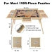 27-inch Tall Wooden Folding Game Table with Puzzle Sandbox
