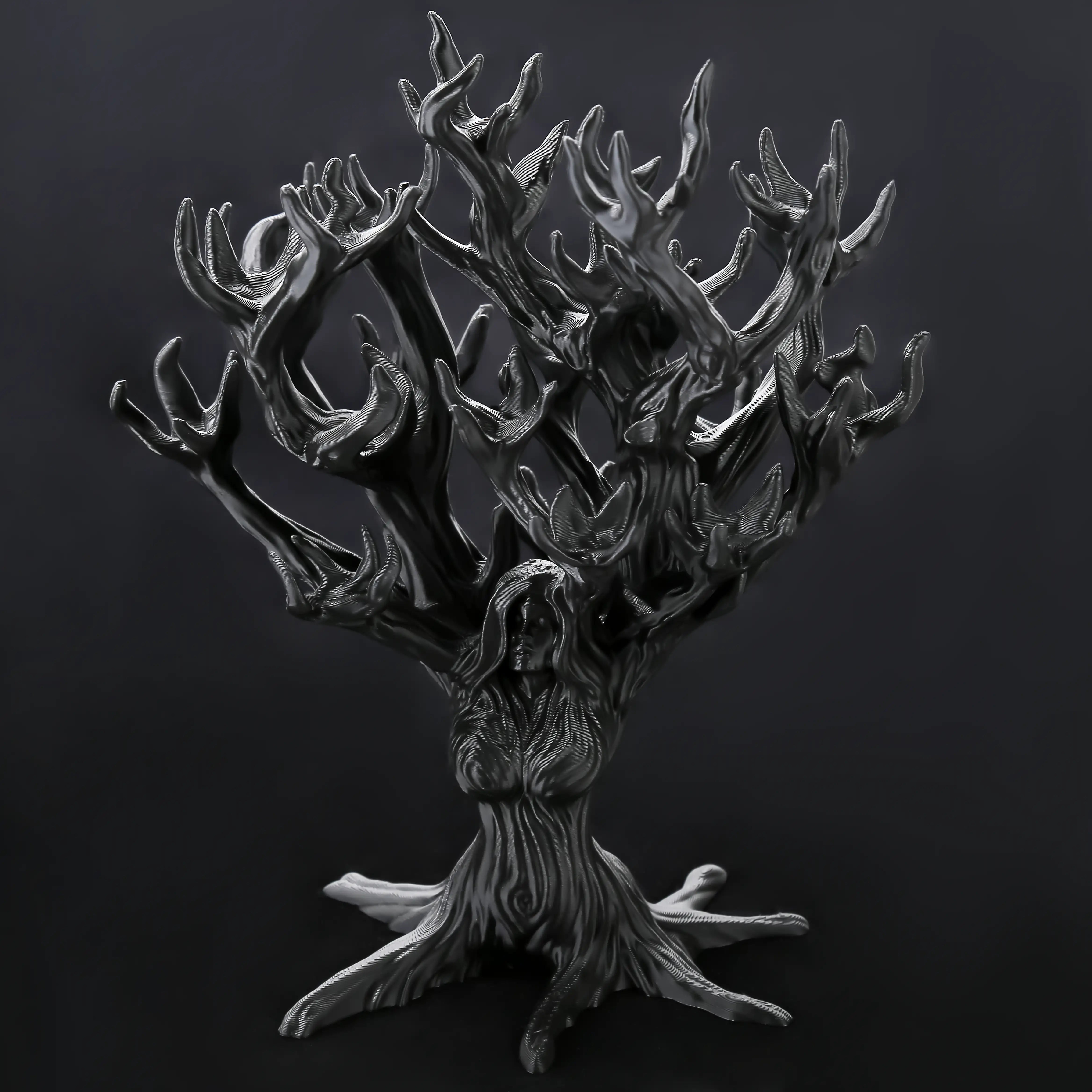 Tree-Shaped 3D Printed Dice Tower-DND Dice Accessories