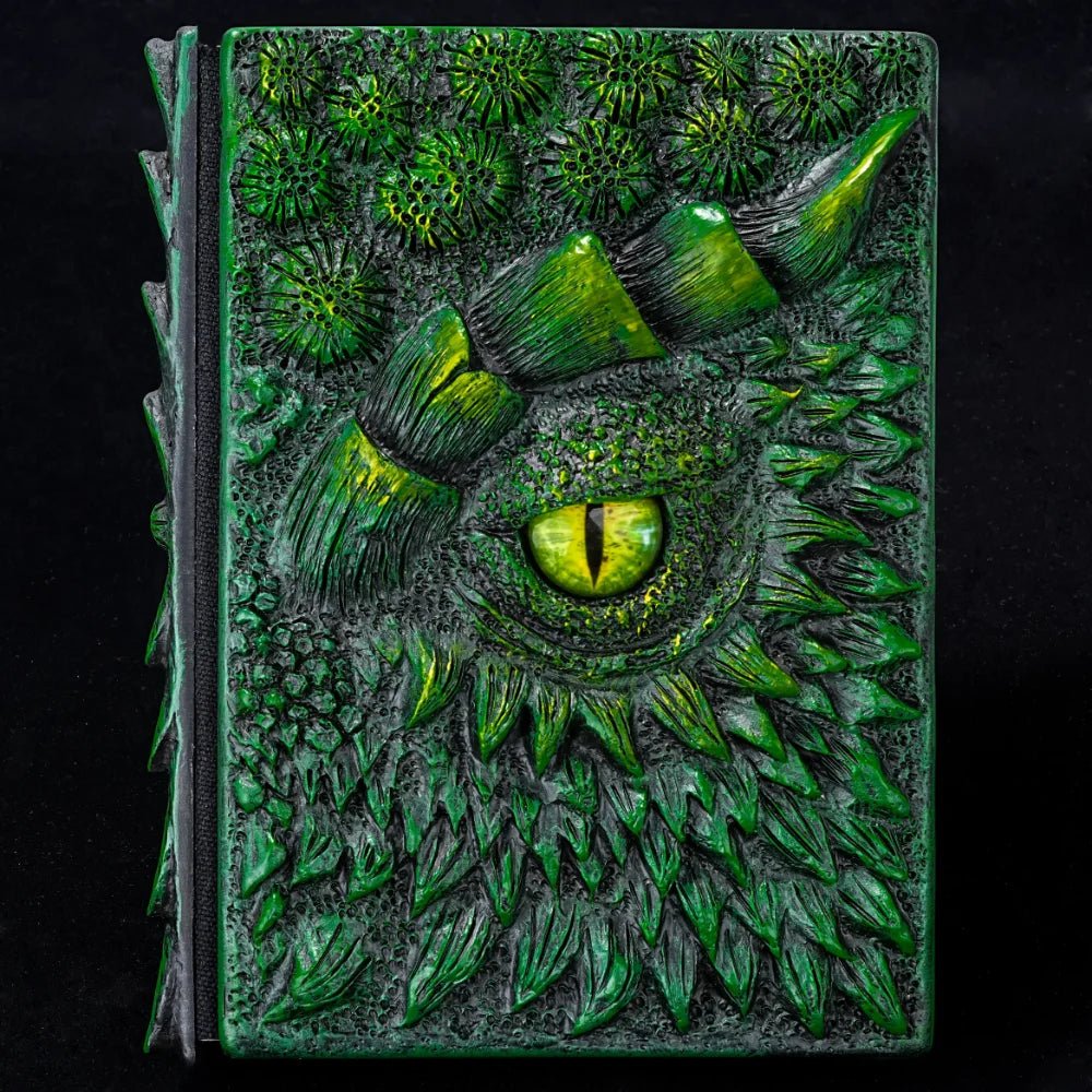 3D Embossed DND Dragon Theme Retro DM Diary - Bear Dice