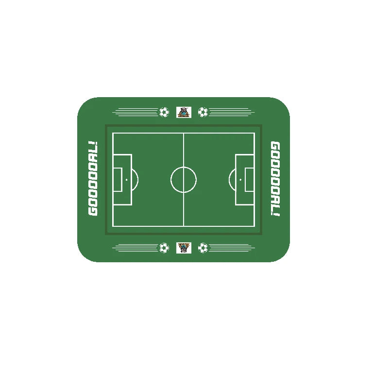 Custom World Cup-Themed Leather D&D Dice Tray — Printable with Soccer Balls, Trophies, Stadiums, National Flags, and More