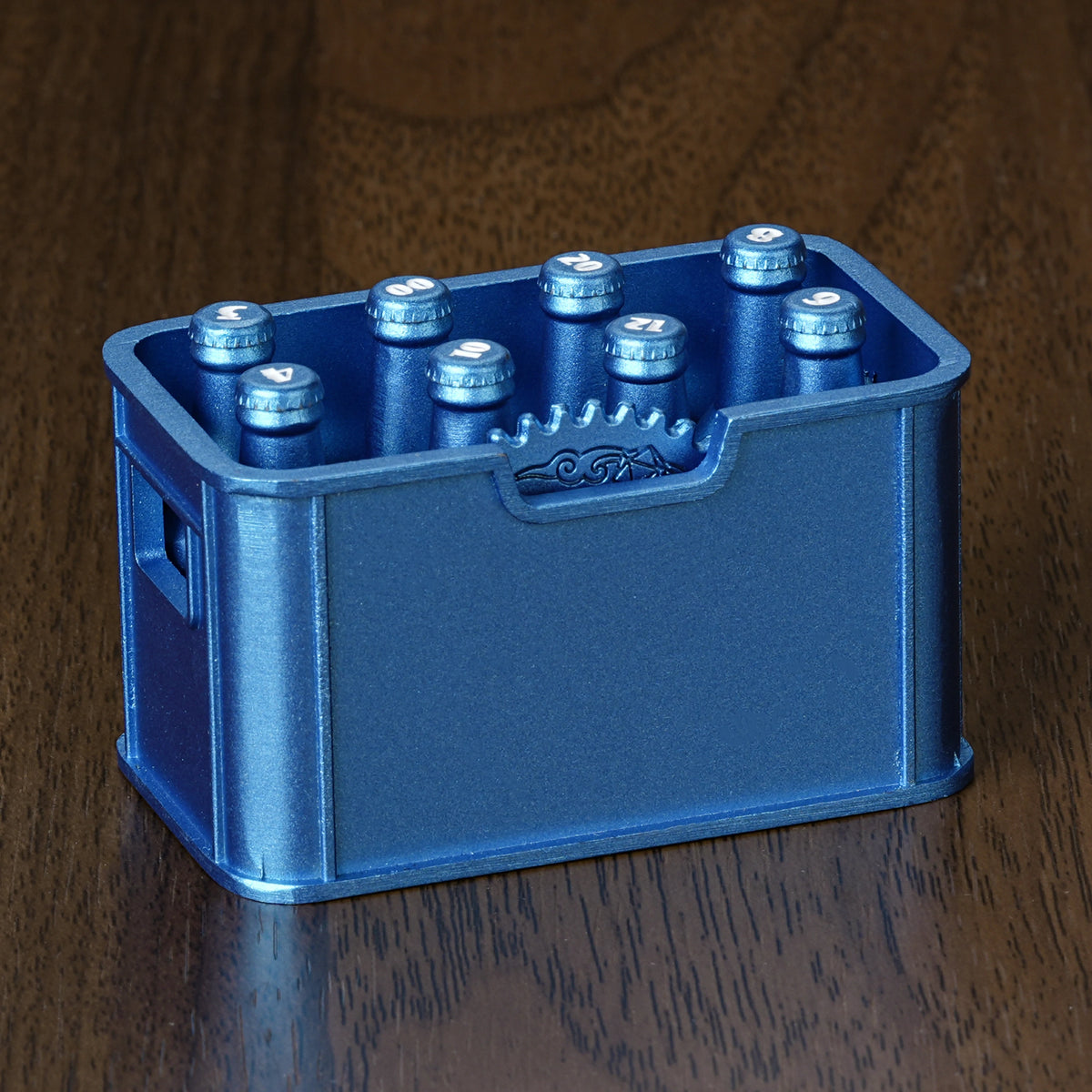 Kickstarter Dice - Unique Spray-Painted Metal Beer Bottle Dice Set