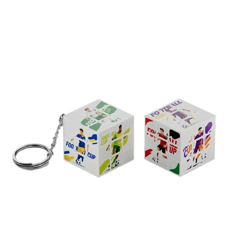 World Cup Football D6-Style Keychain Souvenir Gift