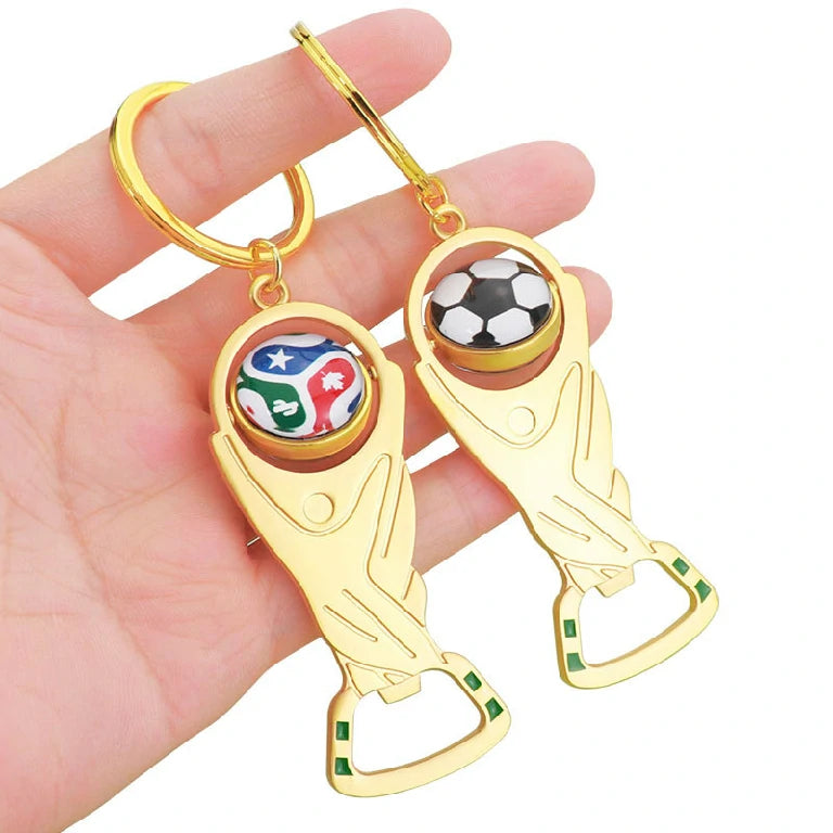 2026 World Cup Bottle Opener & Multifunctional Keychain — Fan Merchandise & Small Gift