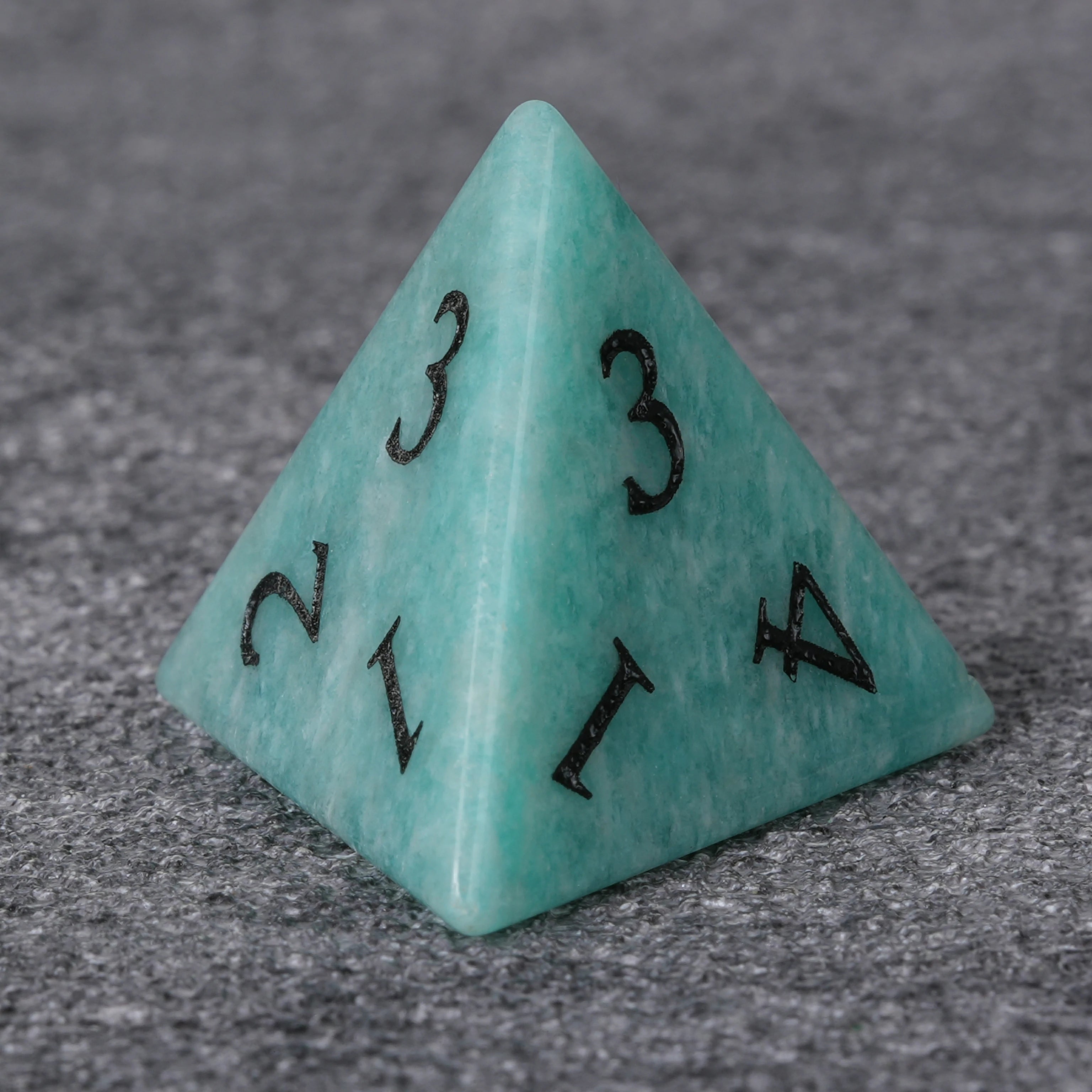 Lapis-Style Multi-Faceted Gemstone Dice Set