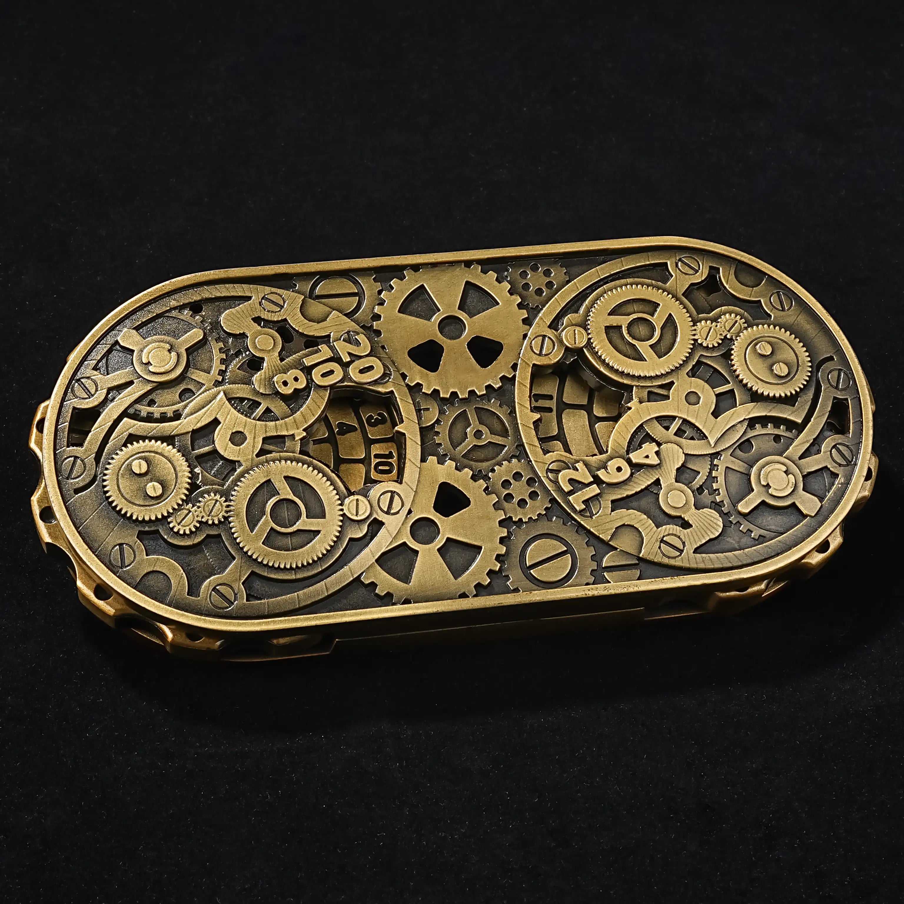 Unique DnD Dice Spinner - Steampunk Metal Gear Dice