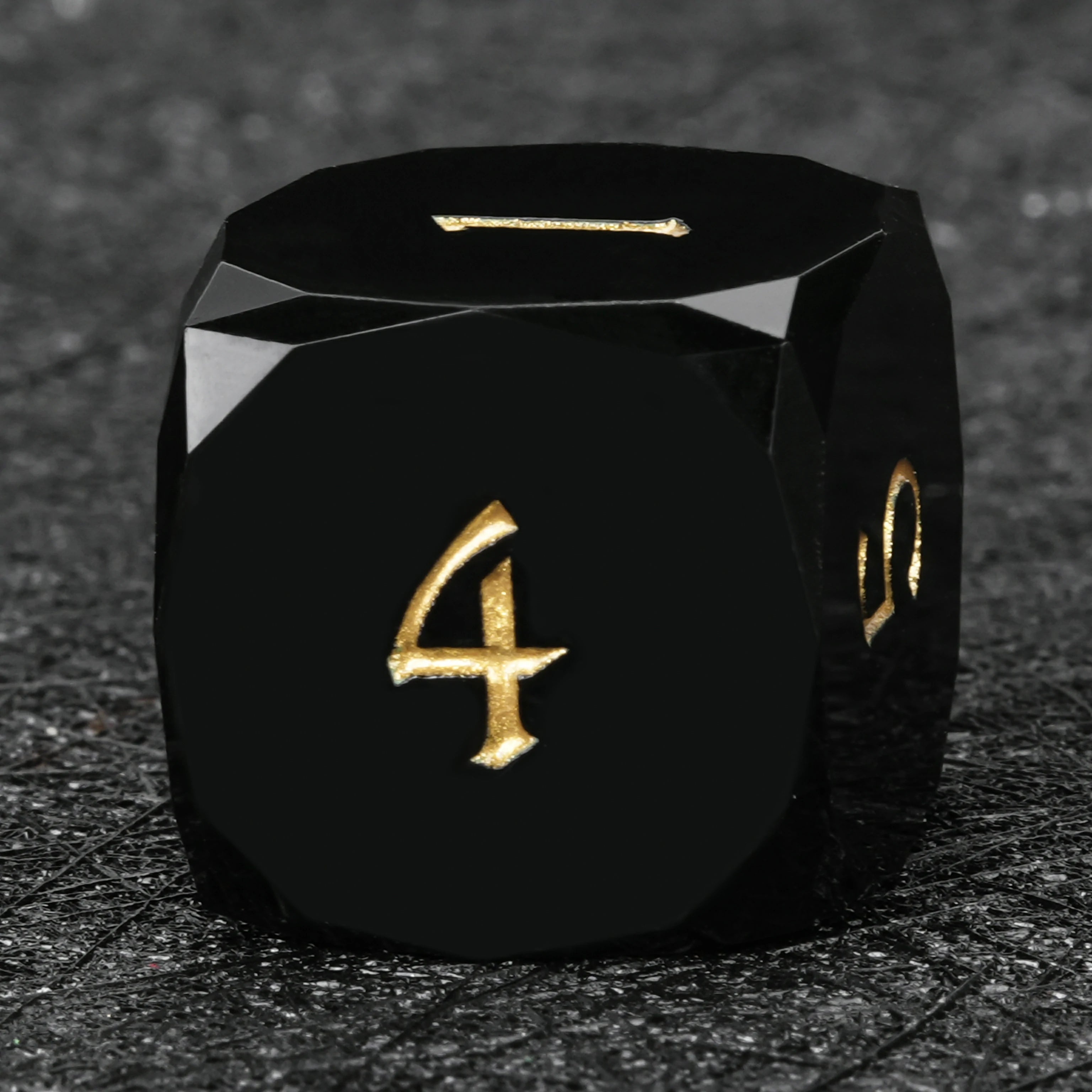 Red Multi-Faceted Resin Dice Set | D10 Dice for RPG Games