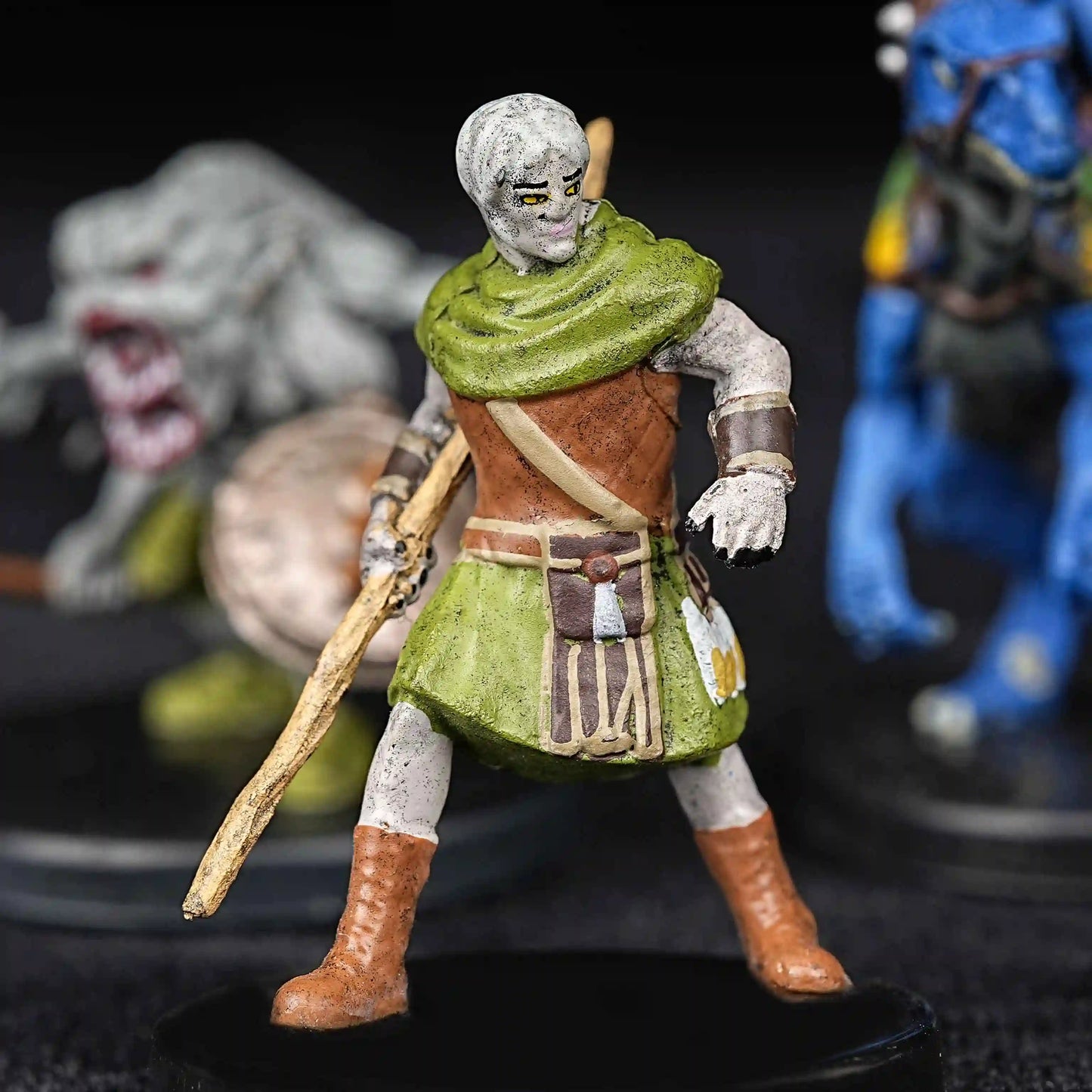 PVC Miniatures - The Last War Series: Druid D&D Models | Bear Dice