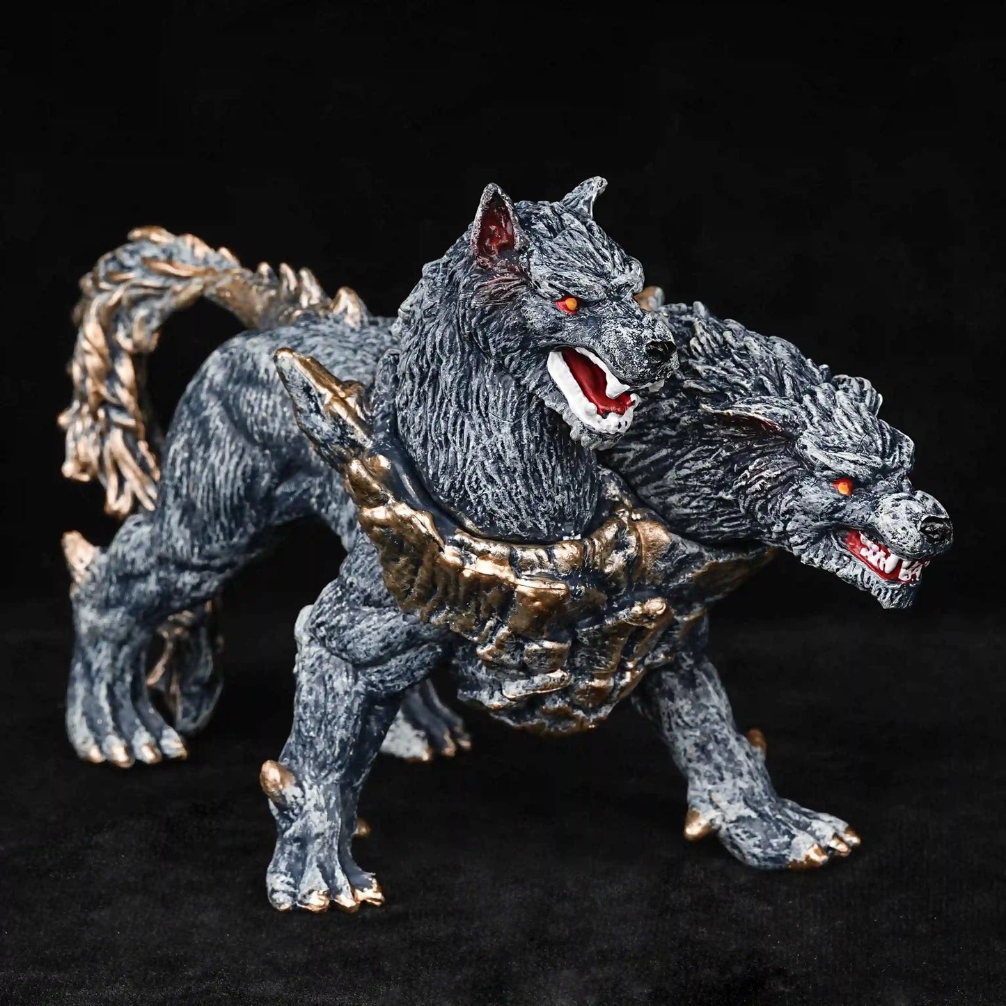 Modelo de Cerberus de dos cabezas en PVC de Dungeons &amp; Dragons