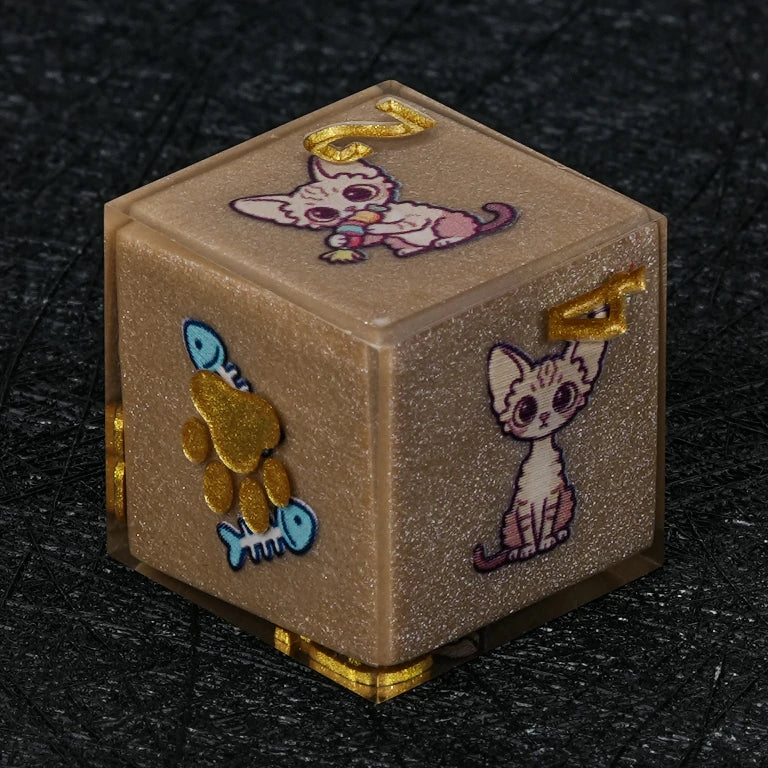 Kickstarter Dice — Devon Rex Polyhedral DND Resin Dice Set
