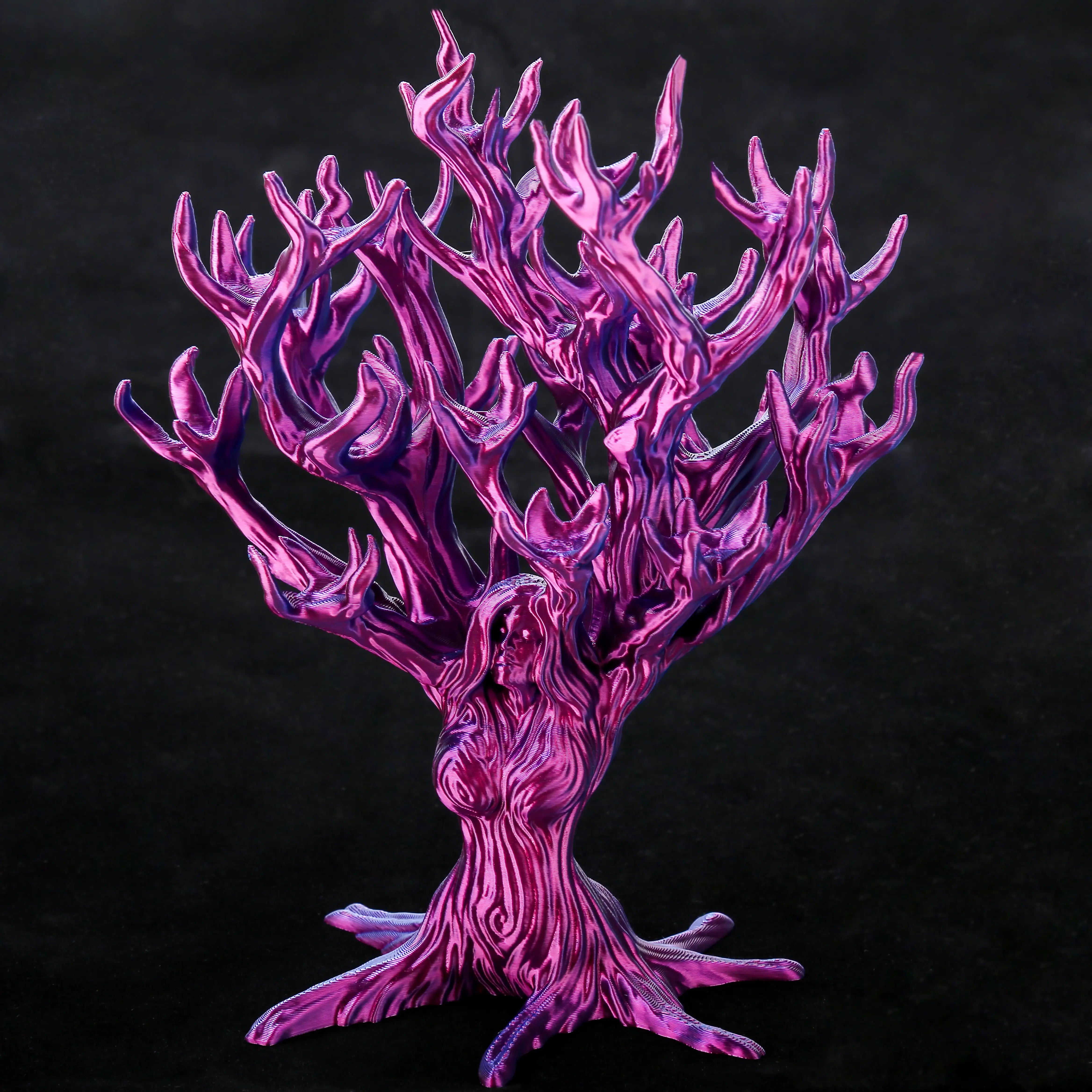 Tree-Shaped 3D Printed Dice Tower-DND Dice Accessories