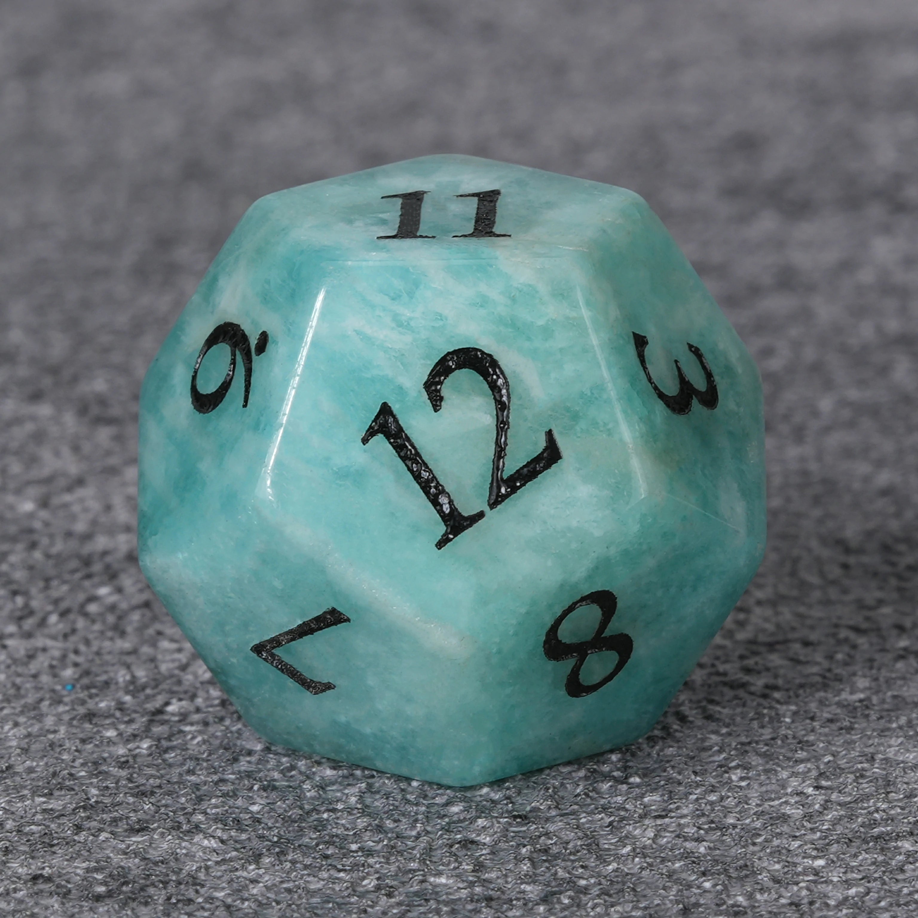 Lapis-Style Multi-Faceted Gemstone Dice Set