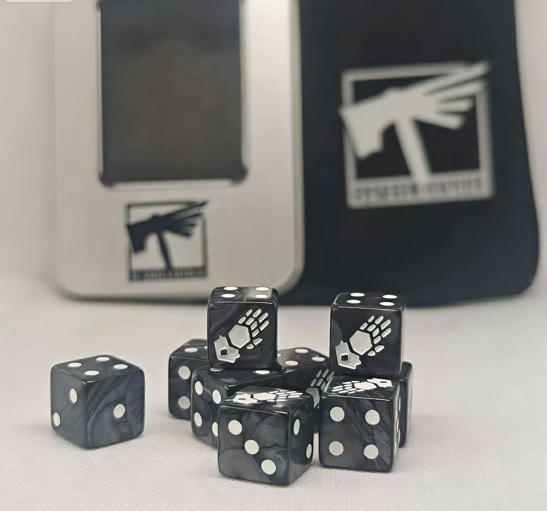 Warhammer 40K Iron Hands D6 Dice | Premium Tabletop RPG Dice Set