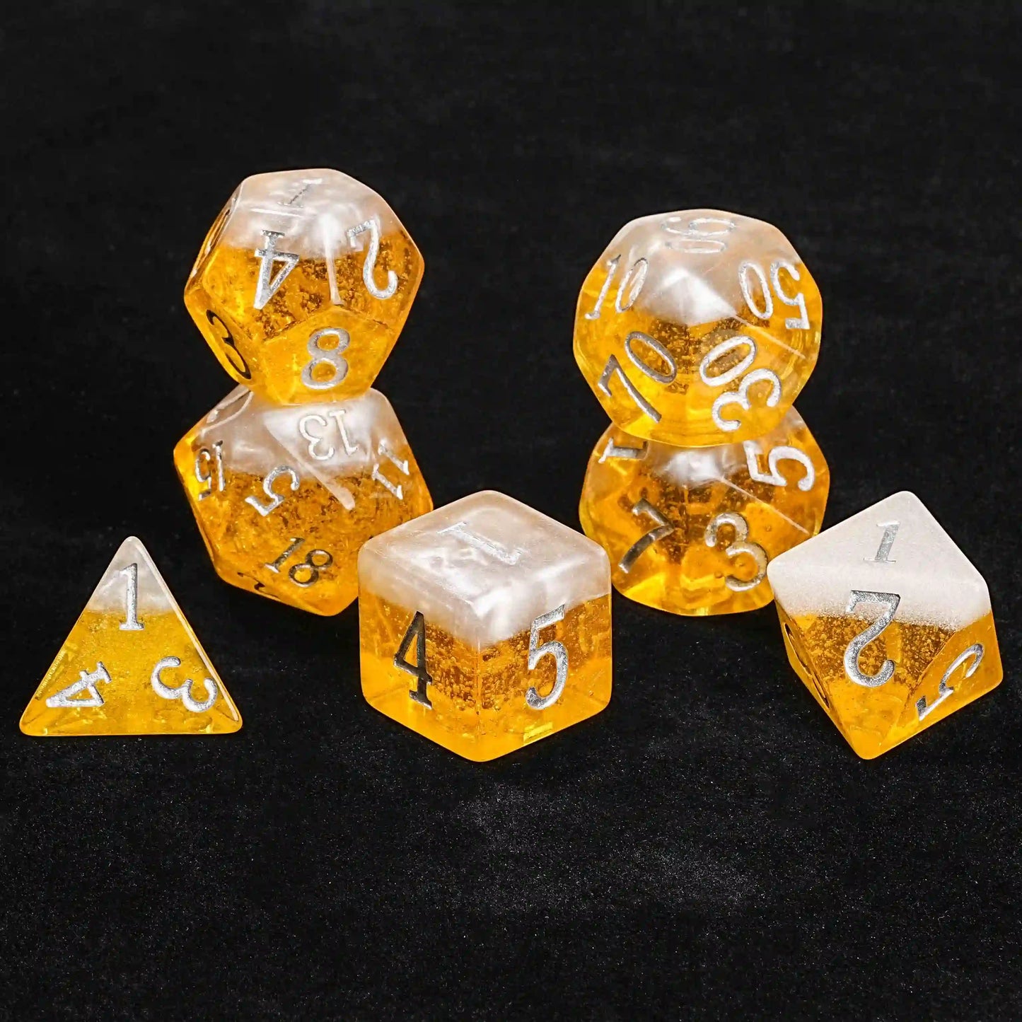 Large Budweiser Beer  Themed Resin Dice Set | Bear Dice